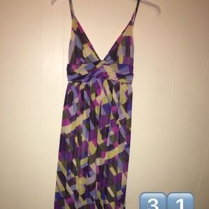 Floor Length Patterned Dress